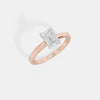 1CT Emerald Solitaire Ring
