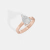 1CT Pear Diamond Solitare Ring
