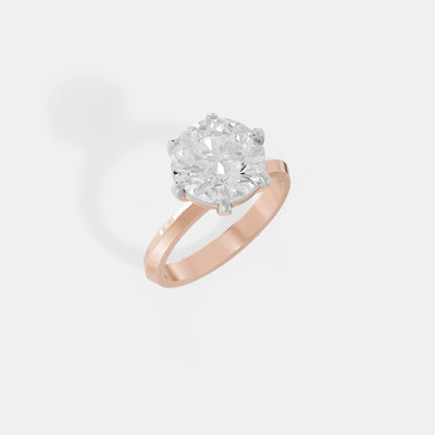 3ct Round Solitaire Ring