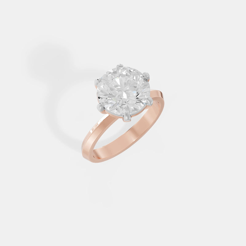 3ct Round Solitaire Ring
