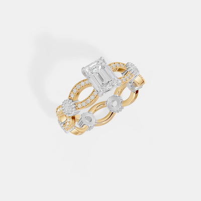 The Infinite Emerald Lace Ring