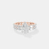 The Marquise Petal Halo Ring