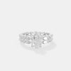 The Marquise Petal Halo Ring