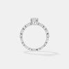 The Marquise Petal Halo Ring