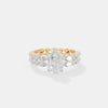The Marquise Petal Halo Ring