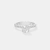 Ethereal Floating Solitaire Ring