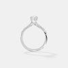 Ethereal Floating Solitaire Ring
