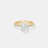 Ethereal Floating Solitaire Ring