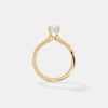 Ethereal Floating Solitaire Ring