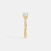 Ethereal Floating Solitaire Ring