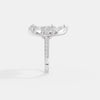 Radiant Bloom Diamond Floral Ring