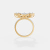 Radiant Bloom Diamond Floral Ring