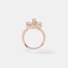 Flora Pavé Bypass Ring