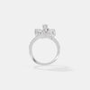 Flora Pavé Bypass Ring