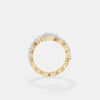 Aria Pear Mosaic Open Ring
