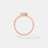 0.30 CT Sculpted Marquise Band