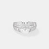 0.30 CT Sculpted Marquise Band