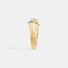 0.30 CT Sculpted Marquise Band