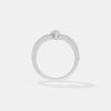 Chevron Marquise Crown Ring