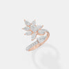 Solstice Flower Open Ring