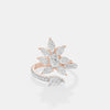 Solstice Flower Open Ring