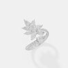 Solstice Flower Open Ring