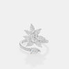 Solstice Flower Open Ring