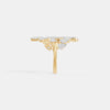 Willow Leaf Bypass Ring