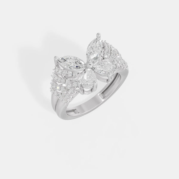 Mariposa Pavé Statement Ring