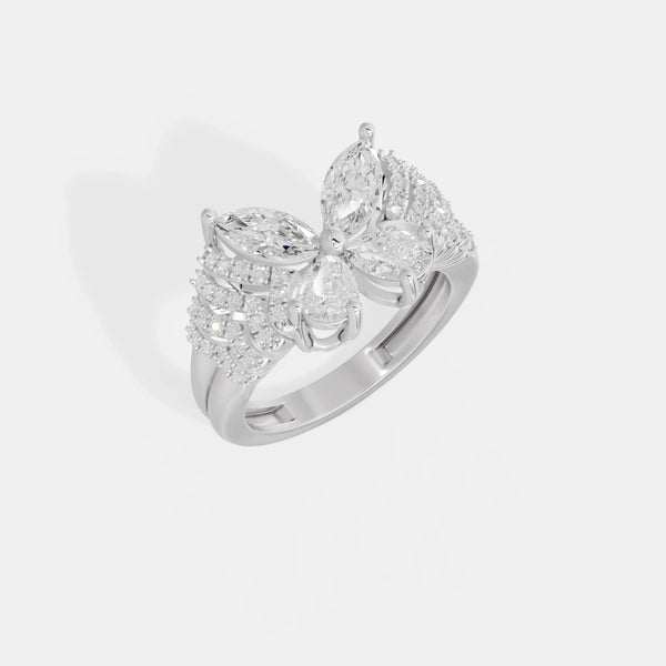 Mariposa Pavé Statement Ring