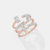 The Geometric Trio Cage Ring
