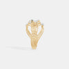 The Radiant Lotus Bypass Ring
