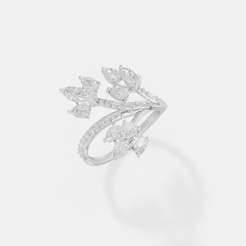 The Cascading Willow Ring