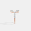 The Linear Marquise Crown Ring