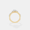 The Linear Marquise Crown Ring