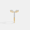 The Linear Marquise Crown Ring