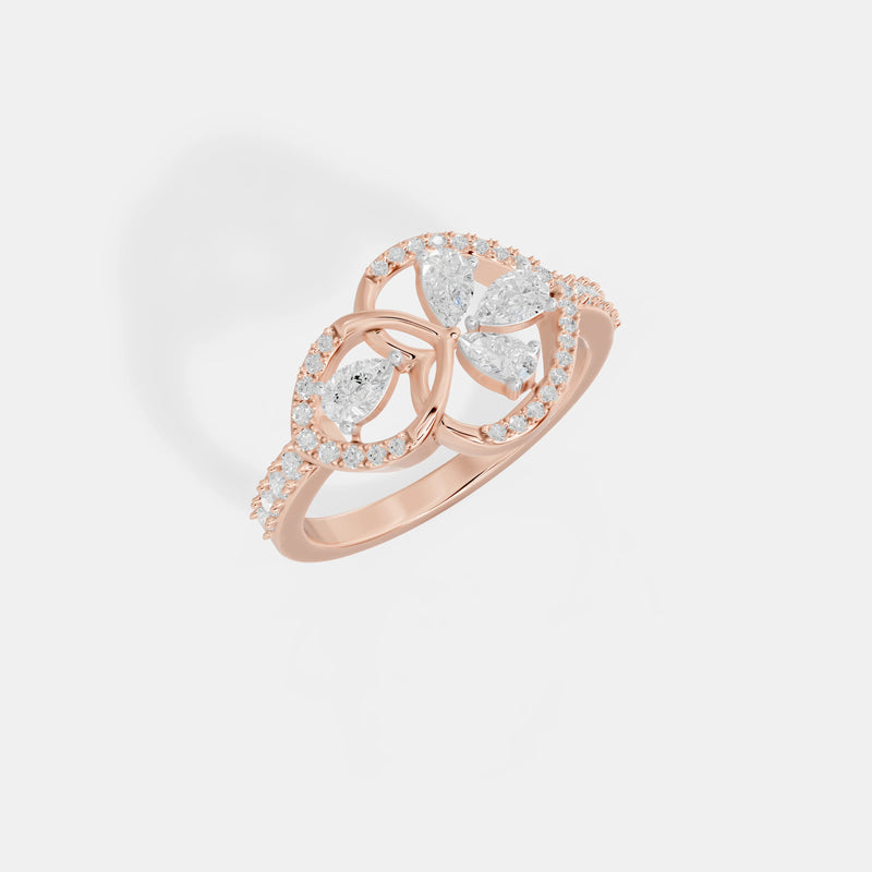 The Eternal Bloom Halo Ring