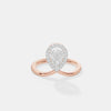 The Serene Halo Curve Ring