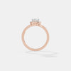 The Serene Halo Curve Ring