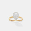The Serene Halo Curve Ring