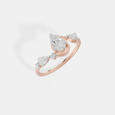 The Ethereal Dewdrop Ring