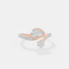 The Serpentine Pear & Round Ring