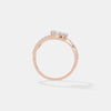 The Serpentine Pear & Round Ring