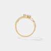 The Serpentine Pear & Round Ring