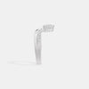 The V Heart Wishbone Ring