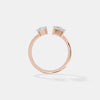 The Duo Trillion Open Cuff Ring