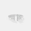 The Duo Trillion Open Cuff Ring