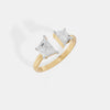 The Duo Trillion Open Cuff Ring