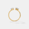 The Duo Trillion Open Cuff Ring