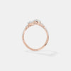 The Floating Pear Chevron Ring